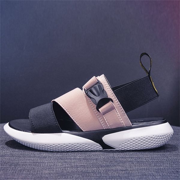 

summer platform women sandals fashion korean ladies beach breathable sandal designer female moccasins casual lady wedge shoes, Black