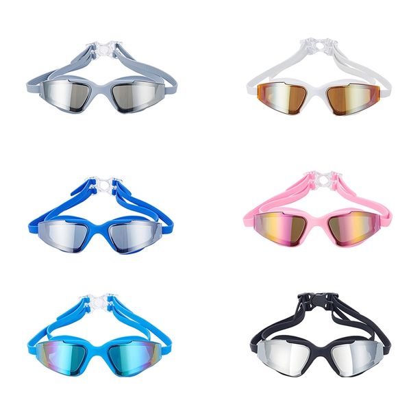 

new summer swim goggles high definition electroplated lens waterproof dust-proof anti-fog anti-uv glasses eyewear