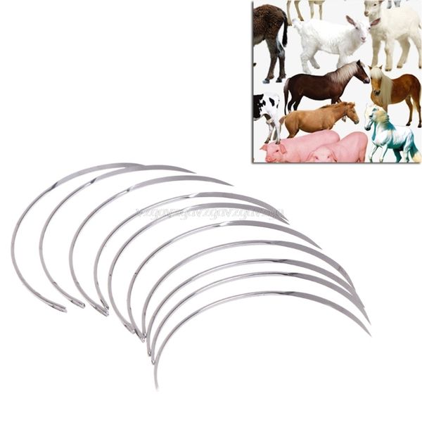 

1 bag suture needle semicircle poultry medical veterinary cattle sheep the beast o25 19 dropship pet products