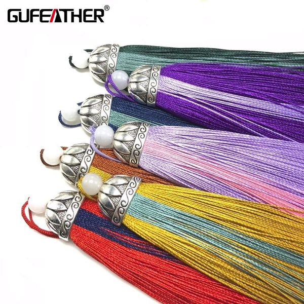 

gufeather l109 / 10.5cm / аксессуары для ювелирных украшений / подвеска из длинной шелковой кисточки / шелковые кисточки для ювелирных украш