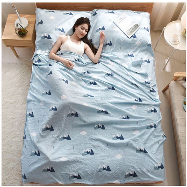 

ultralight outdoor travel portable l cotton sleeping bag student indoor polyester fitted sheet mattress cover