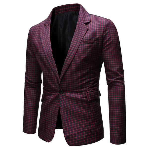 

men's casual suit slim fit one button suits wedding suit plus size blazer, White;black
