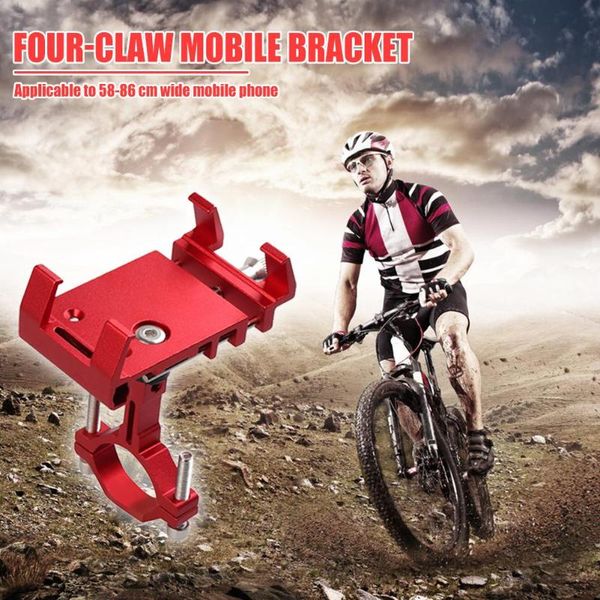 

aluminum alloy mountain bike phone bracket fixed navigation holder rack