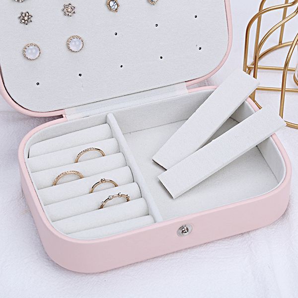 

women fashion flannel jewelry box high-end ring& bracelet &pendant & necklace box jewelry storage box christmas gift