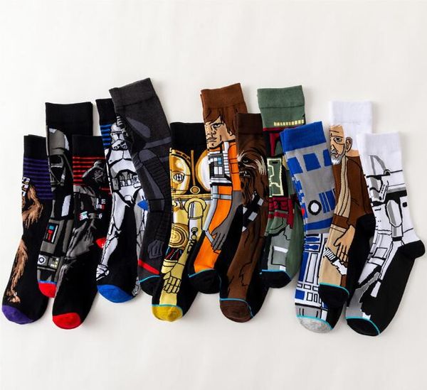 

sports socks stance tide cotton hip hop skateboard socks men and women socks size, Black