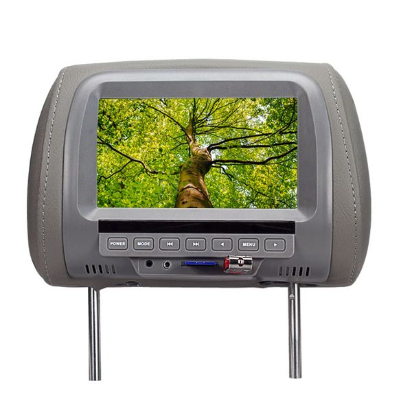 

factory direct 7 inch car pillow screen monitor, video input,usb,sd mp5 player