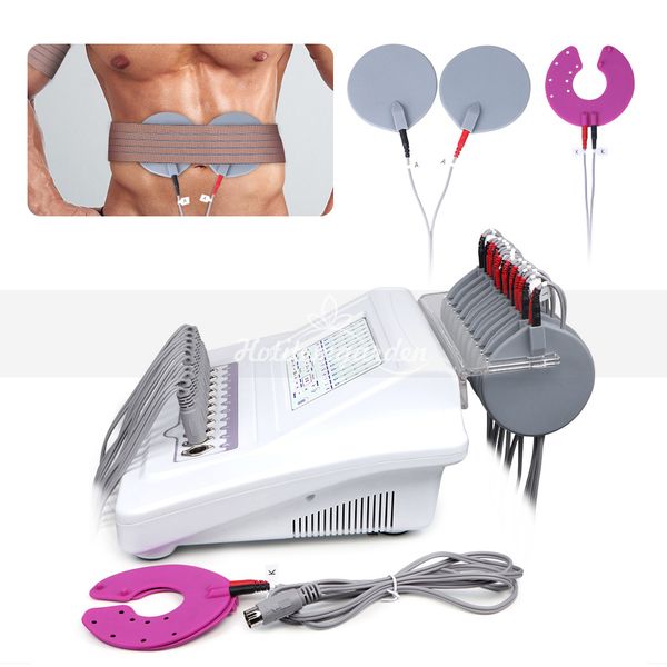 

portable weight loss russian waves heating electric muscle stimulator stimulation electronic pads ems slimming machine breast tightening