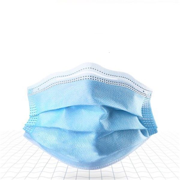 

dhl ship 7339044 mask blue in stock face 3 layer masks non woven 0734