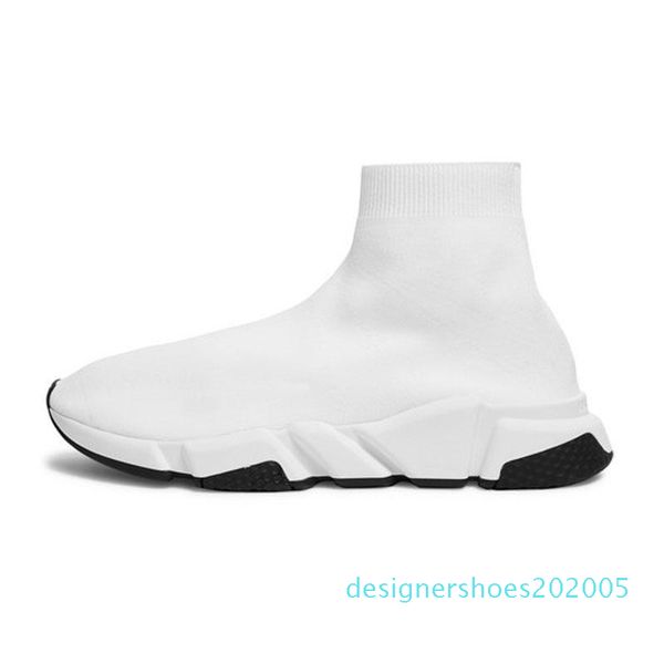 

sock designer speed trainer brand shoes black white red flat fashion socks boots sneakers trainers runner size 36-45 d05