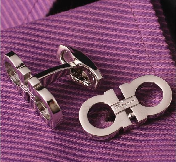 

оптом и в розницу роскошные чернила frenchy man cuffl ювелирные изделия мужские рубашки запонки медная манжета лучший groomsman подарок, Silver