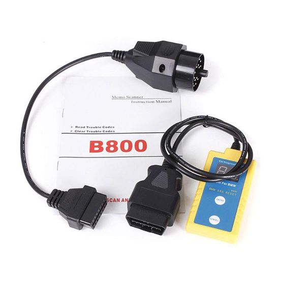

newly b800 srs airbag reset tools obd2 diagnostic tool for obd scanners for e36 e46 e34 e38 e39 z3 z4 x5