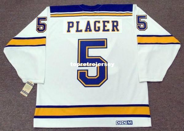 

wholesale mens bob plager st. louis blues 1967 ccm vintage away retro hockey jersey, Black;red