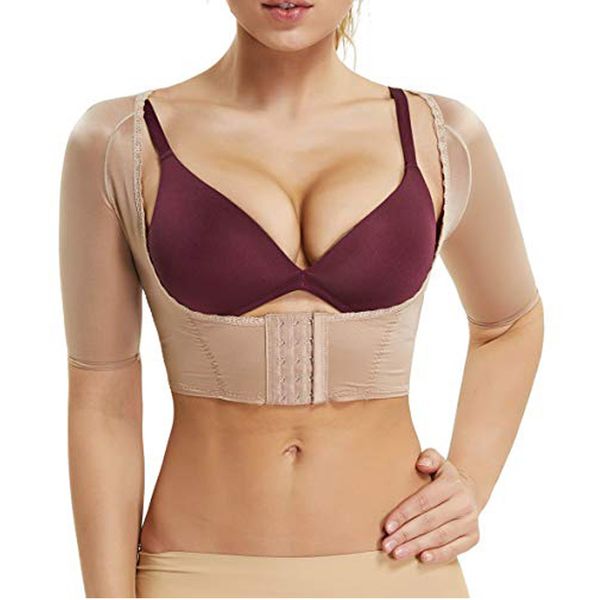 

High Compression Garments Overbust Women Slimming Arm Control Compression Garment Upper Sleeves Bra Vest Underwear L503