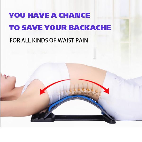 

fdbro lumbar support relaxation mate spinal pain relieve stretch equipment back massager magic stretcher fitness ing
