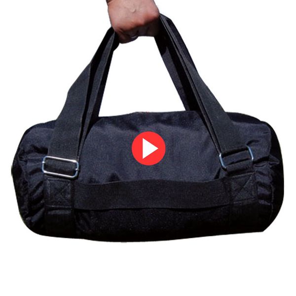 

black lightweight foldable backpack male handbag nylon fitness shoulder sports gym bag yoga bag large capacity luggage
