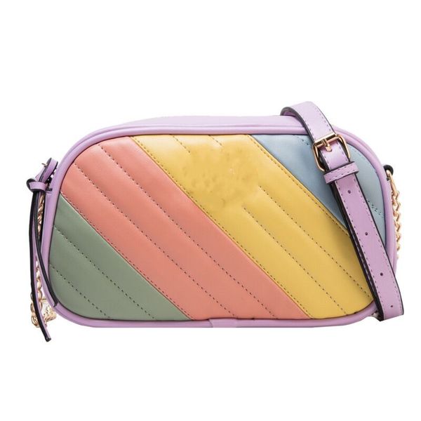 

2020 new trendy korean fashion chain bag macaron shoulder messenger camera bag