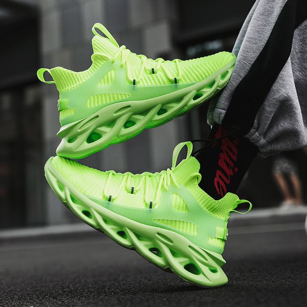 

classic twist sole running shoes flying woven breathable men's shoes personality wild mens comfortable casual sports