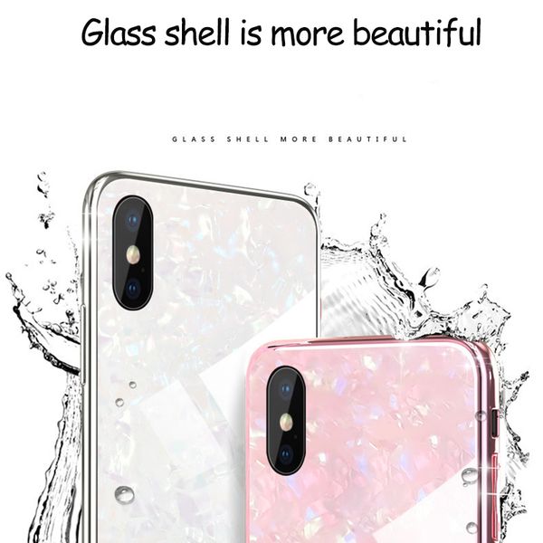 

для iphone x чехол для телефона закаленное стекло шаблон оболочки мобильного телефона покрытие края защита от падения рукав поддержка 2 шт