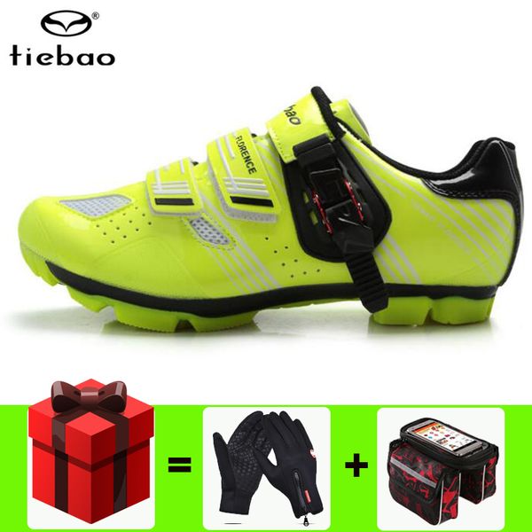 

tiebao cycling shoes sapatilha ciclismo mtb chaussure vmen sneakers women racing bicycle mountain bike sneakers professional self-locking, Black