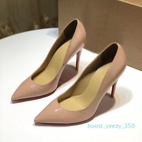 

luxury high heel women leather dress shoes designer black stiletto heel shoes women wedding party dress shoes with black b35