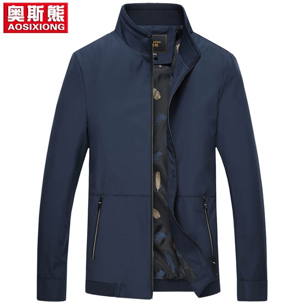 

big size casual jacket men spring autumn jacket thin 2019 bomber mens windbreaker jackets streetwear chamarra hombre hh50jk27, Black;brown