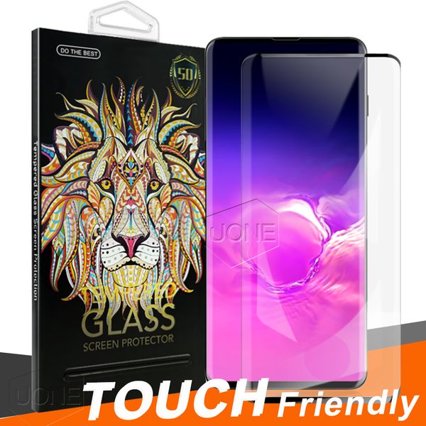 

Для версии S10 5G нет HOLESamsung Galaxy S10e s9 S8 Plus s7edge 5D полное покрытие отпечаток пальца разблокировка экрана закаленное стекло протектор экрана