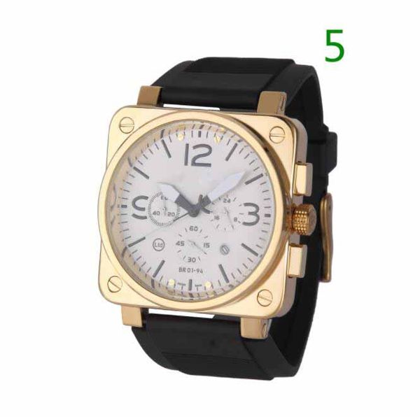 

u brltg1 man automatic mechanical bell watches stainless steel date ross watch men bang watches blot wristwatch, Slivery;brown