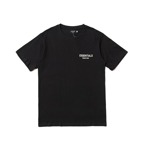

essentials fear of god 2019 hot essentials fear of god письмо печать футболки женщины мужчины хип-хоп est top тройники с коротким рукавом фу, White;black