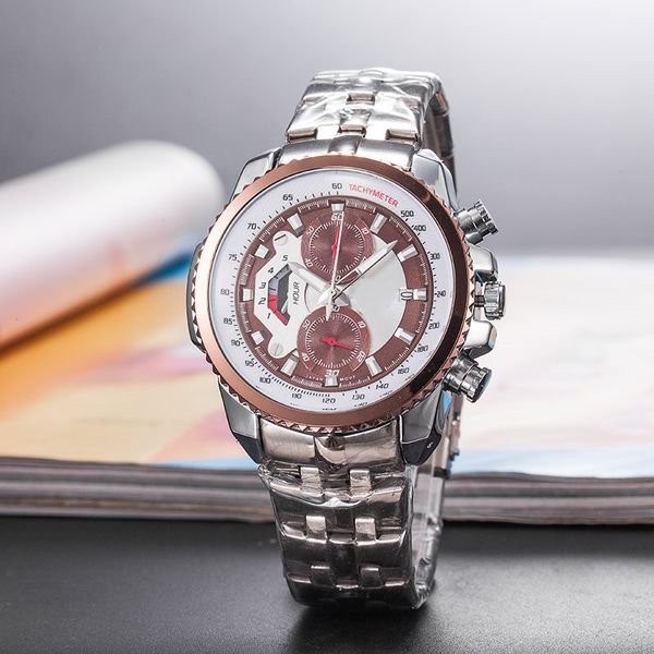 

роскошные мужские часы керамические ободок mens механически из нержавеющей стали автоматическое движение вахты спорта self-ветра montre auto, Slivery;brown