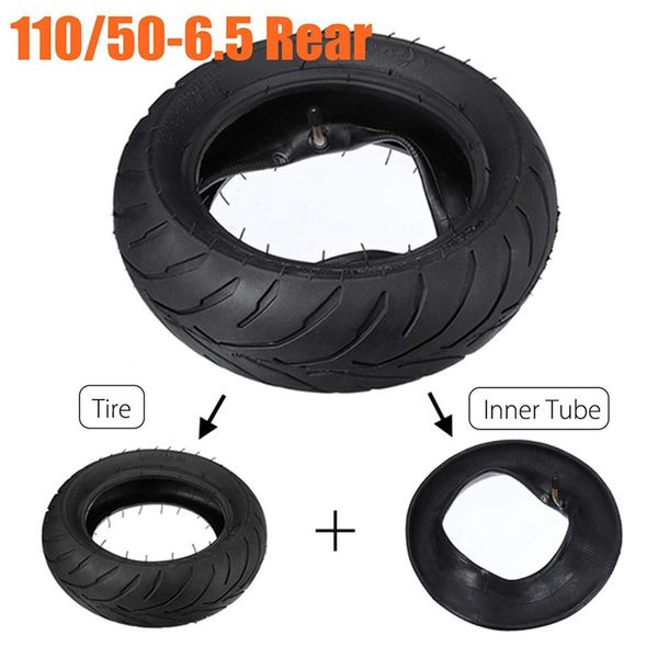 

front rear tire+inner tube 90/65/6.5 110/50/6.5 for 47cc 49cc mini pocket bike