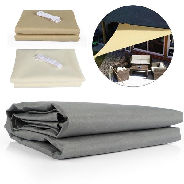 

tents and shelters waterproof sun shelter triangle shade protection outdoor canopy sail awning camping cloth