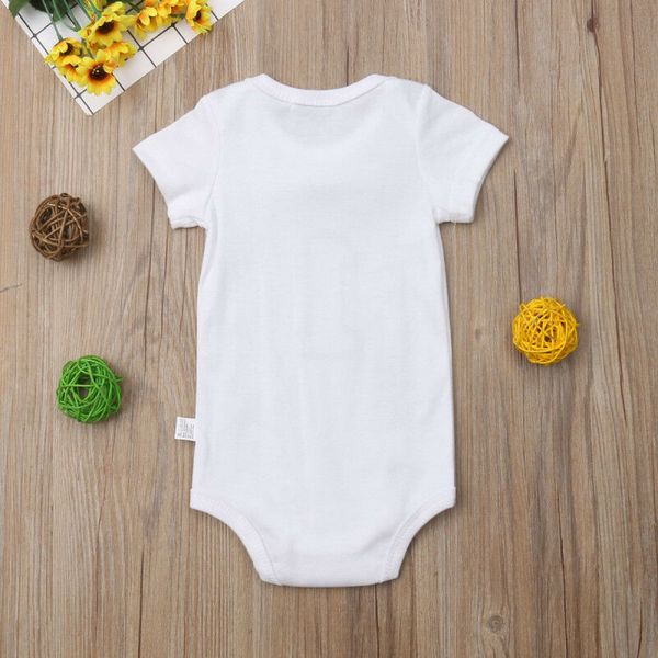 

2020 baby boy мой первый первый день рождения gentleman лук romper эпикировка bodysuits горячая продажа 0-24м ребенка письмо рождения одежда, White