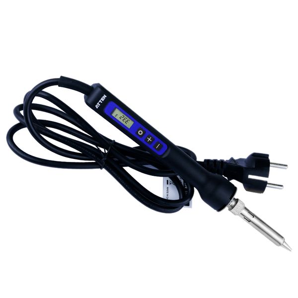 

atten electric soldering iron 220v with digital liquid crystal display temperature adjustable soldering iron eu p