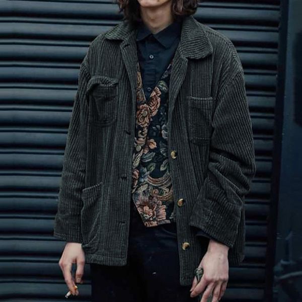 

men autumn shirt casual long sleeve solid corduroy blouse plus size hawaiian camisa social masculina shirts chemise homme, White;black