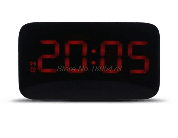 

100pcs led alarm clock voice control large led display electronic snooze backlinght deskdigital table clocks watch