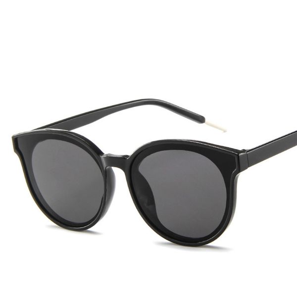 

round fashion glasses oversized sunglasses women brand womens eyeglasses big shades black, White;black