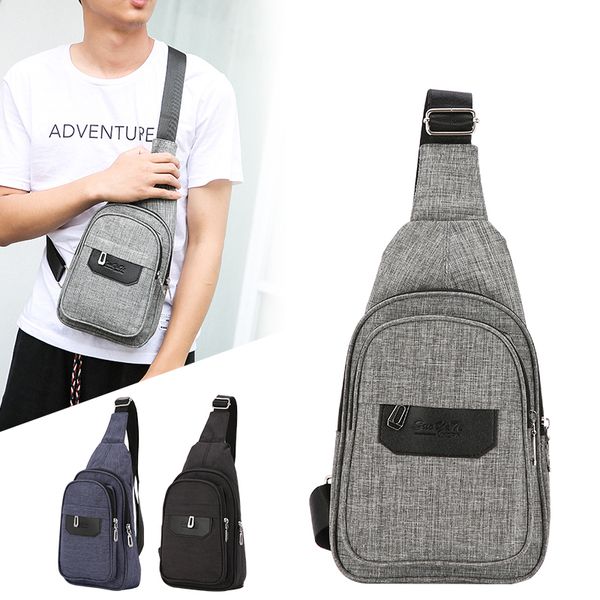 

waist bags men chest bag casual travel pouch 2021 nylon waterproof pack male sports phone fashion for office
