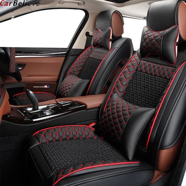 

car believe leather car seat cover for mitsubishi pajero 4 2 sport outlander xl asx accessories lancer covers for vehicle seats