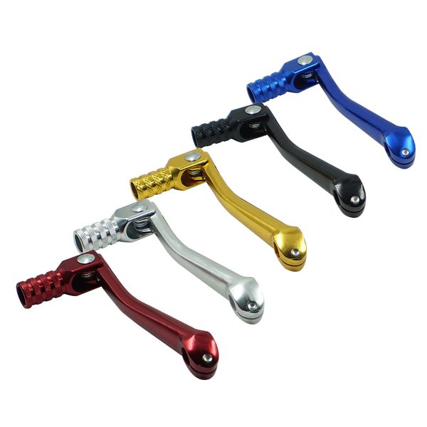 

motorcycle folding aluminum gear shift lever fit for 50cc/110cc/125cc/150cc/250cc atv dirt bike pit bikes gear lever motocross