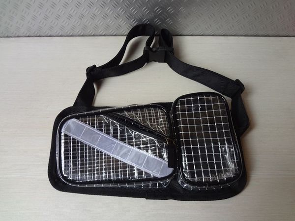 

dust-anti-static shoe shoe dust-grid running bag transparent running bag, White