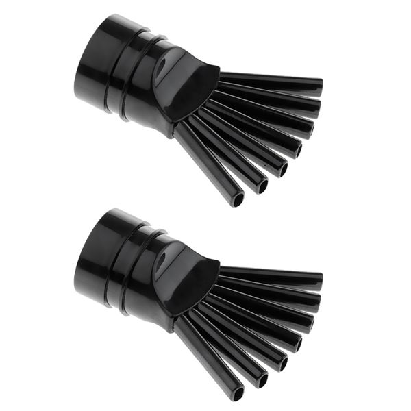 

2 pack hair dryer nozzle, replaces brushes adapter for dog cat pet grooming dryer replacement upgrade accessories