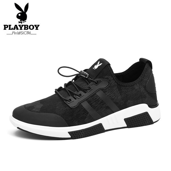 

playboy new running shoes breathable gauze mesh shoes light cool sneakers for outdoor lace-up walking jogging sneakers