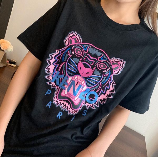 

men t shirt 2020 winter women tee fashion men women embroidered tiger sweater women men hoodie sweatshirts kenz fleece, White