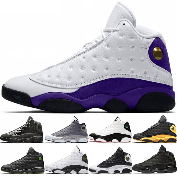 

Cheap 13 13s Men Basketball Shoes Cap And Gown Rivals Black Cat Mens Trainer Sports Athletic Sneakers Size 41-47 Free Shipping