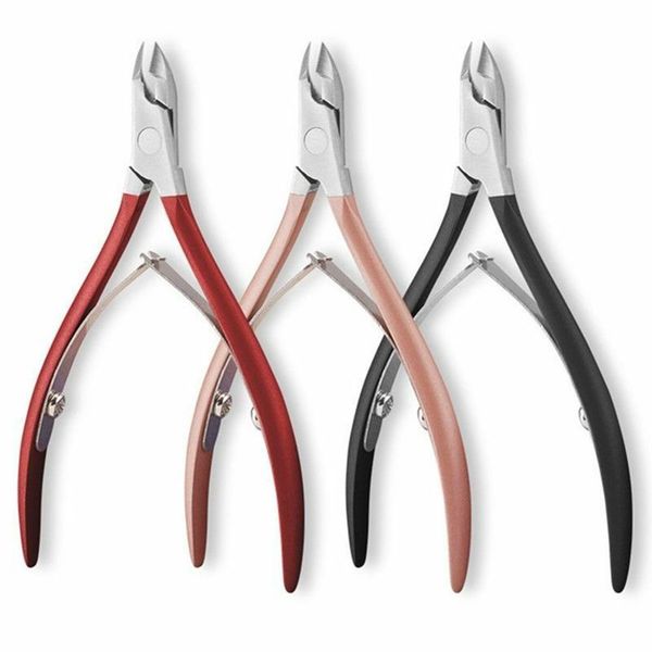 

1pcs sharp stainless steel nail art clippers cuticle dead skin scissors manicure tool