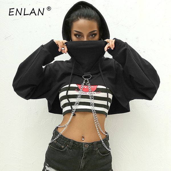 sudadera crop top