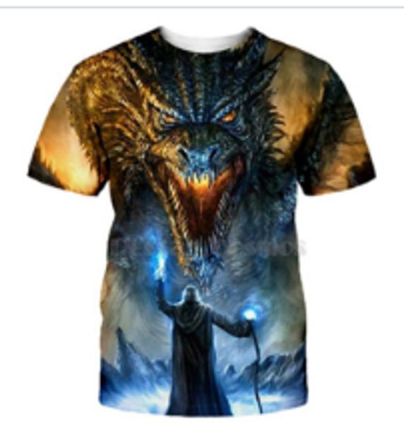 

2019 новейшая футболка game of thrones футболка night king dragon мужская футболка 3d print футболка лето хип-хоп с коротким рукавом футболк, White;black