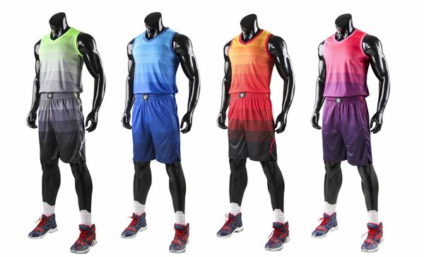 

комплекты со скидкой дешевые мужчин обучение баскетбол с шортами униформа обратимые баскетбольное для этого дома и на выезде наборы взгляд с, Blue;black