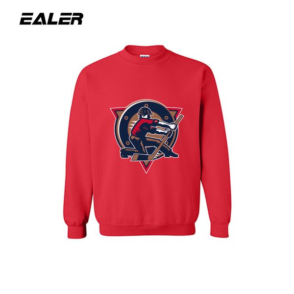 

ealer men red sports sweater coat fitness comprehensive training gym sweatshirt with logo for ice hockey fans, White;black