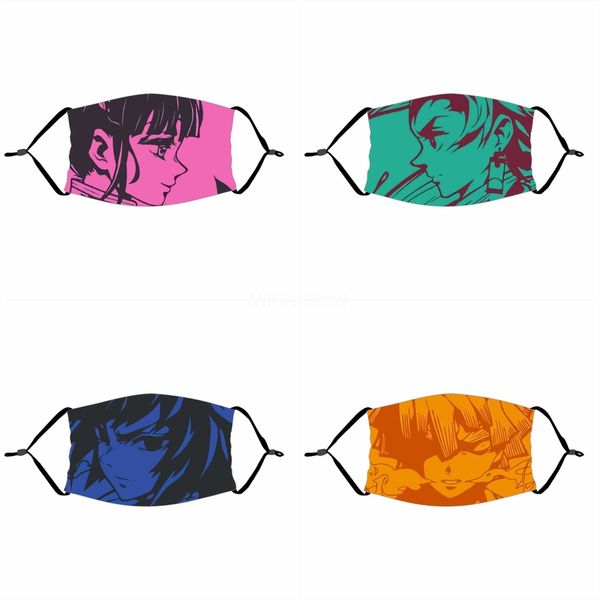 

printing fa mask year compaign support 44 styles cotton mask dustproof windproof mout er#199#866, Black